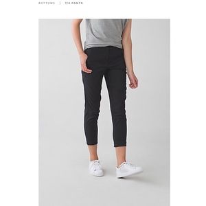 lululemon &go city trek trouser black 4